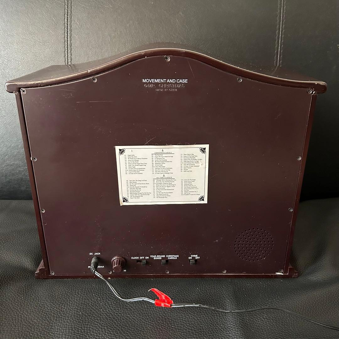 ★ミスタークリスマス ミュージカル チャイム 時計 オルゴール 70曲 スケート