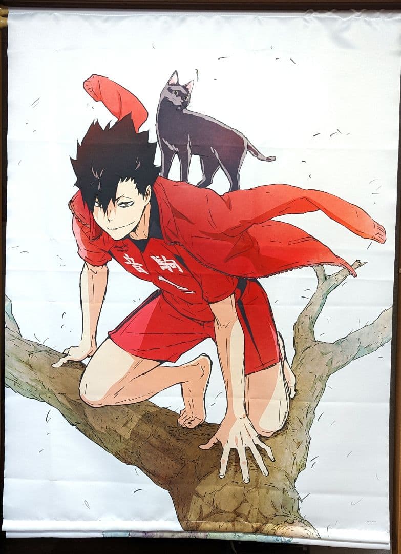 黒尾鉄朗 描き下ろし タペストリー フェイスタオル