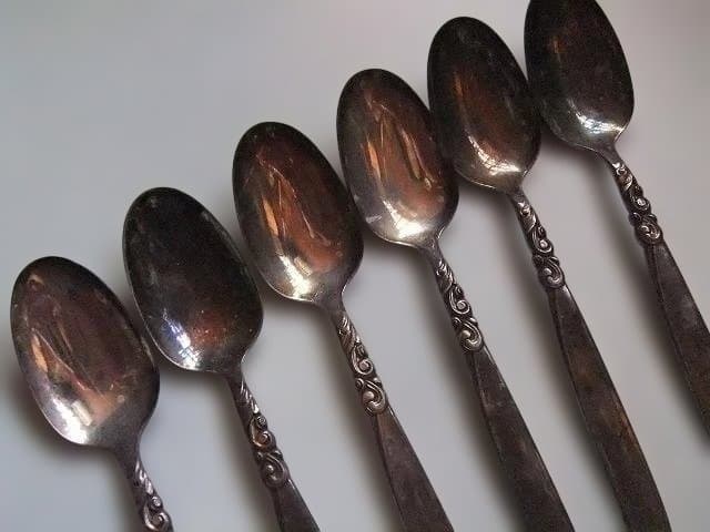 ティースプーン6個セット! ビンテージコミュニティシルバープレート
