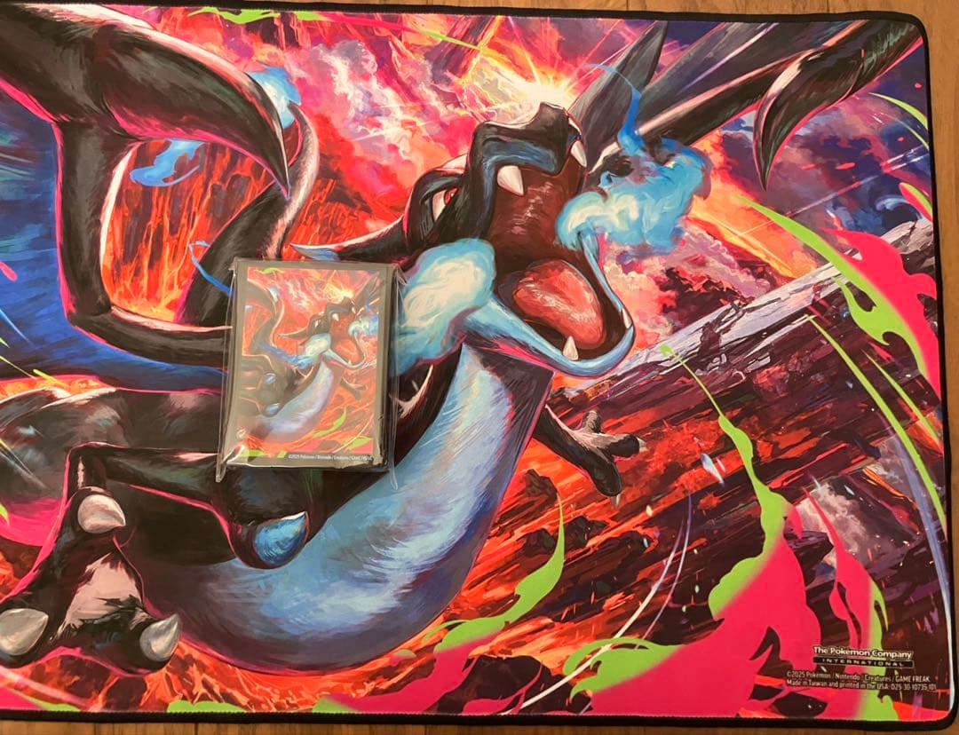 メガリザードンX プレイマット & スリーブ未開封UPC 2025 海外限定品④