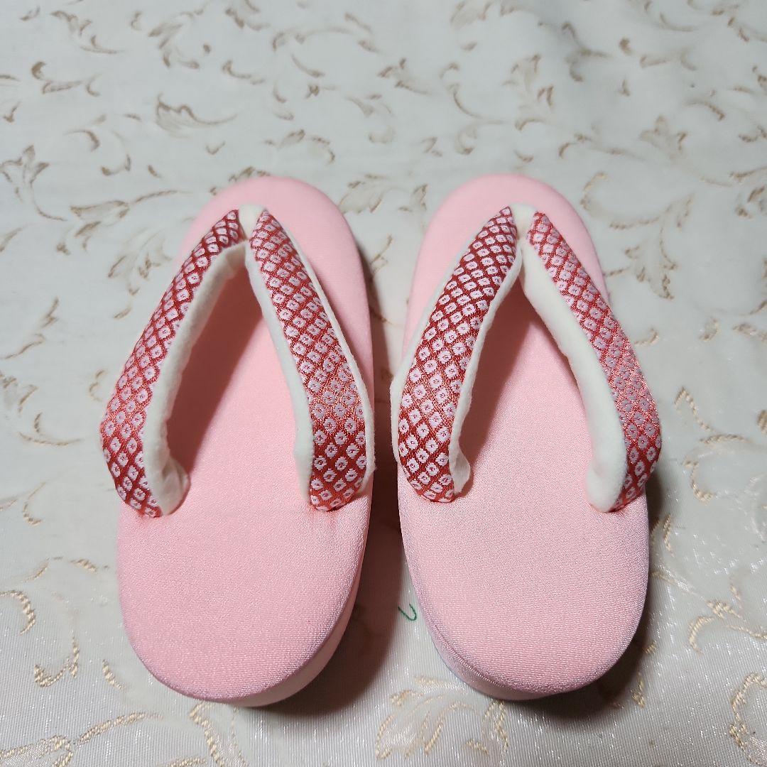 #695 ( 未使用品) 七五三  お正月  草履と巾着  18cm