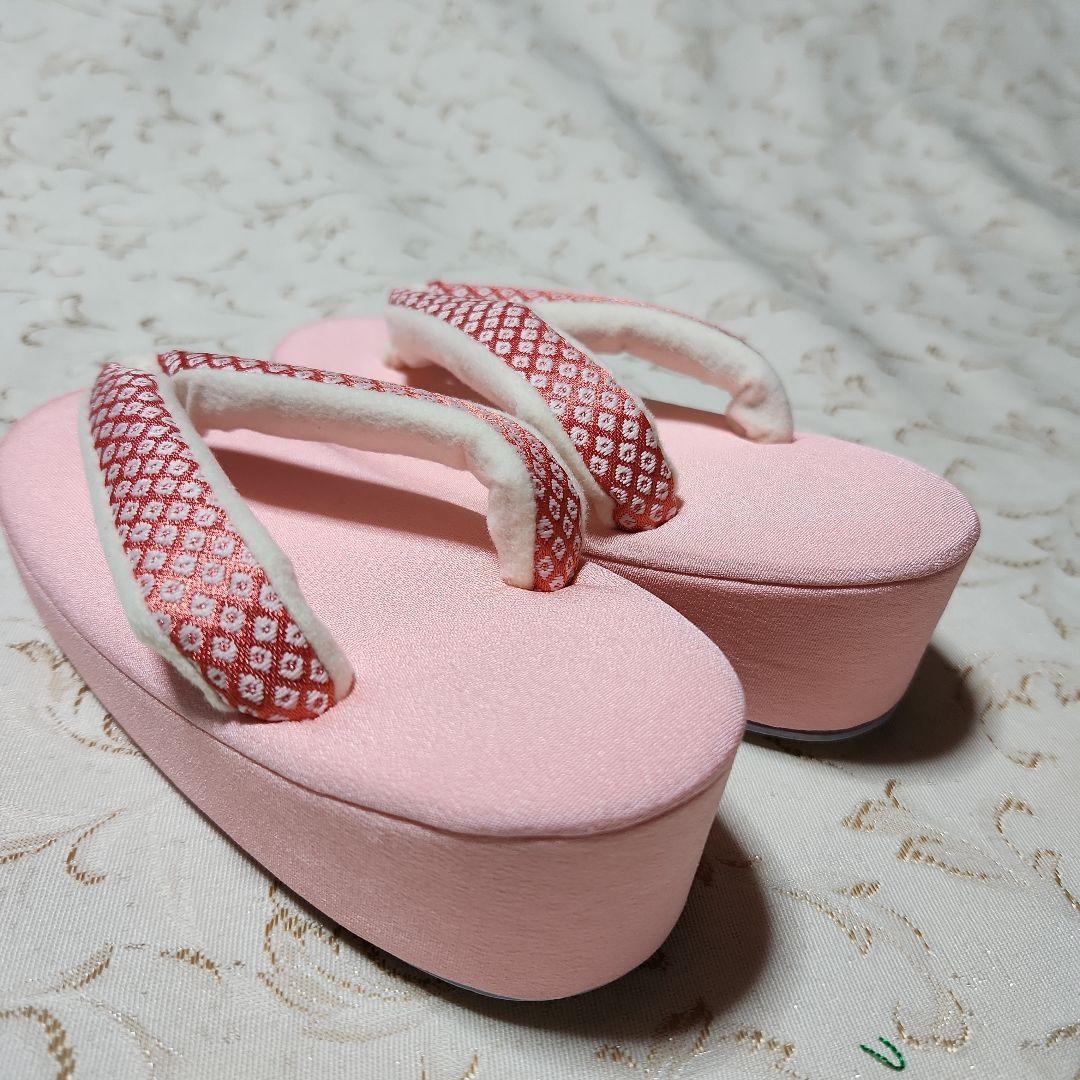 #695 ( 未使用品) 七五三  お正月  草履と巾着  18cm