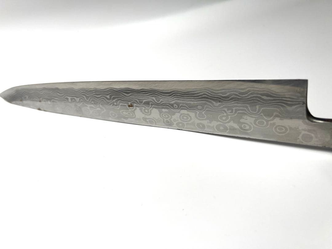 カリメロ様専用 柳刃包丁 墨流し 青鋼 別誂 - メルカリ