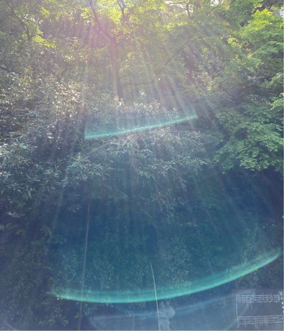 ⭐️最強金運〜龍神＆三日月⭐️龍体文字フトマニ図①オルゴナイト⭐️スタンド付