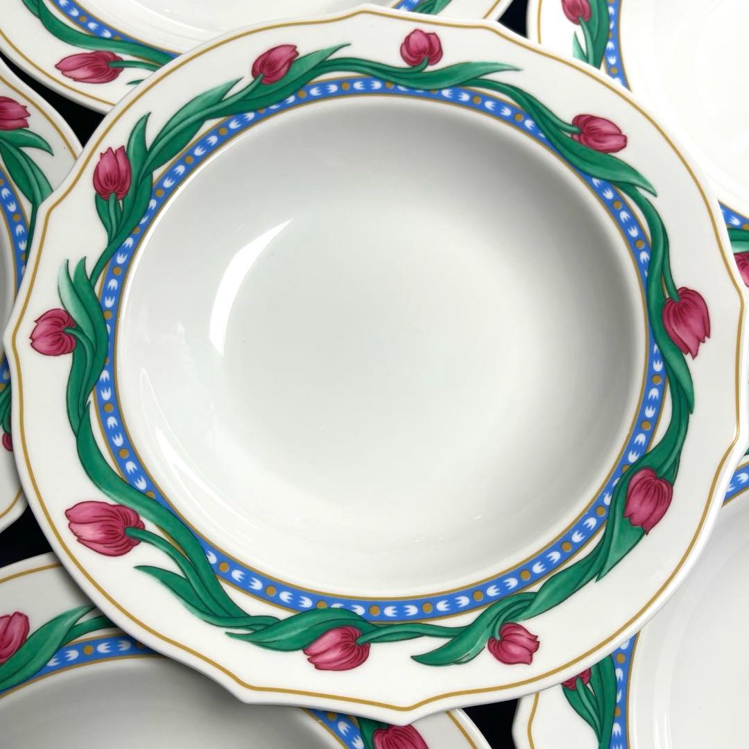 Richard Ginoriリチャードジノリ ピンクチューリップ 皿６枚セット