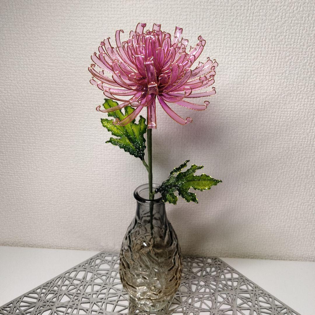 菊 リンドウ他 アメリカンフラワー✶ディップフラワー✶ディップアート