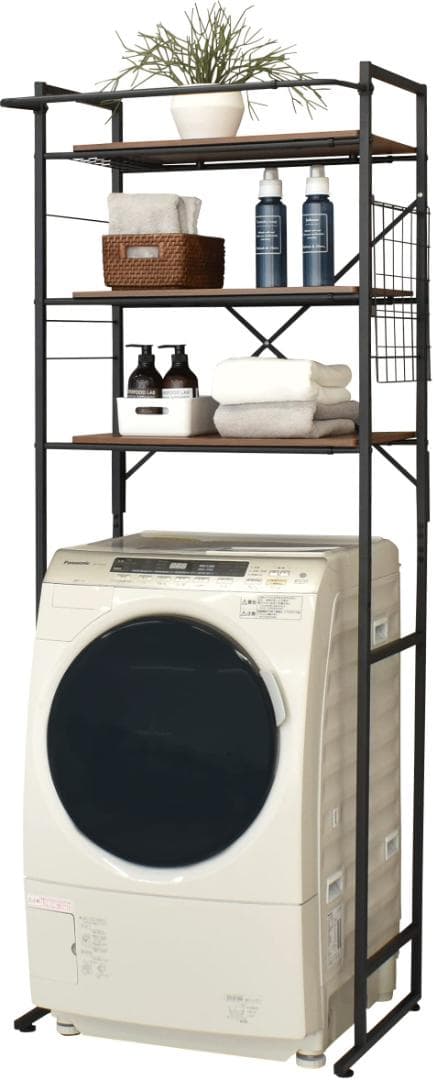 スマートストレージランドリーラック シンプル 3段