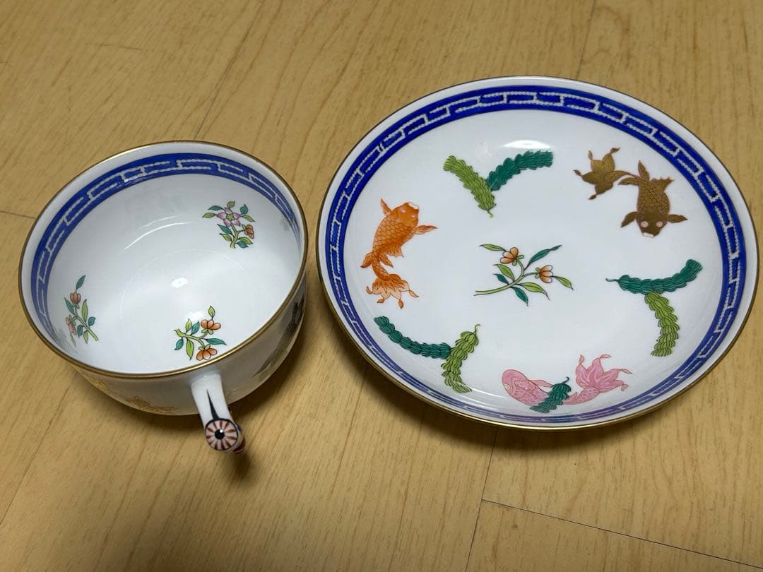 ヘレンド　ポワッソン　カップ&ソーサー