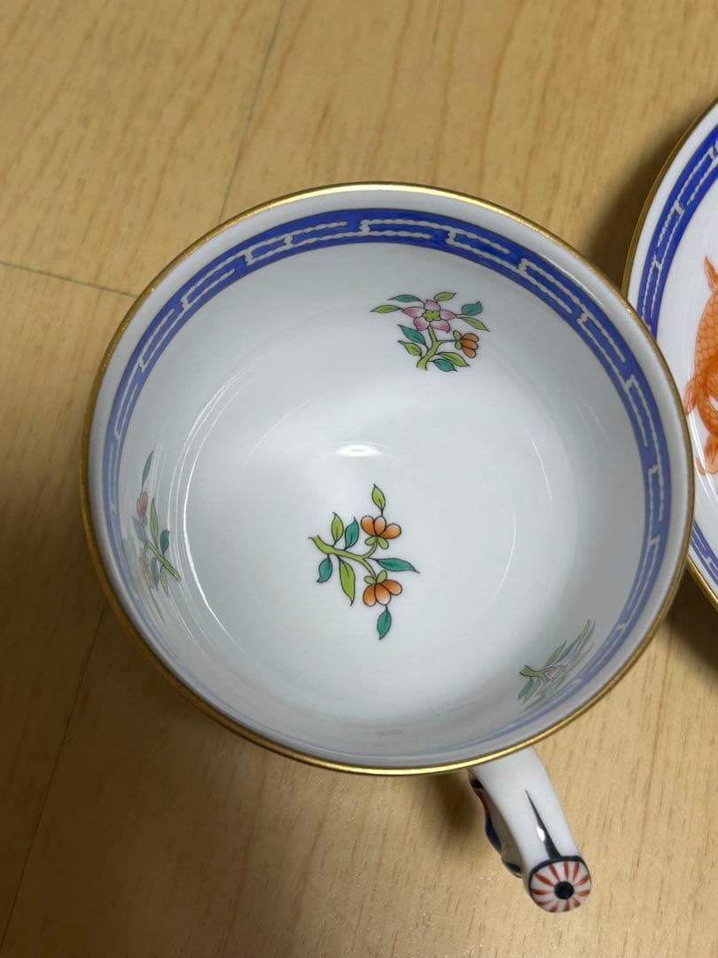 ヘレンド　ポワッソン　カップ&ソーサー