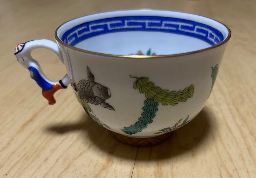 ヘレンド　ポワッソン　カップ&ソーサー