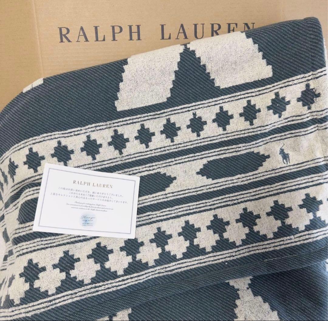 POLO ラルフローレン　ラッドストン　タオルケット　ダブルサイズ　希少品