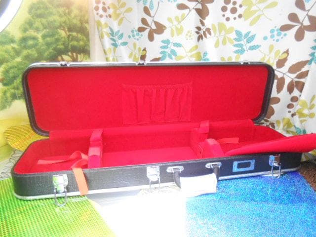 (送料無料)9.980円沖縄三線専用　ハードケース黒色　実用に問題なし