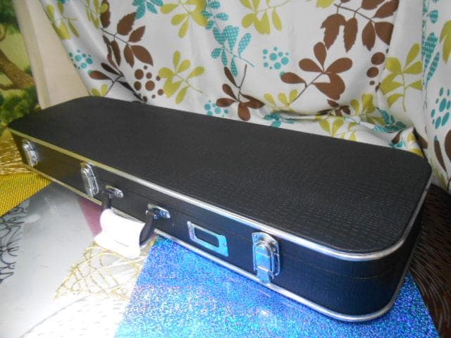 (送料無料)9.980円沖縄三線専用　ハードケース黒色　実用に問題なし