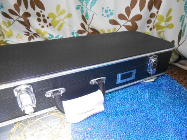 (送料無料)9.980円沖縄三線専用　ハードケース黒色　実用に問題なし