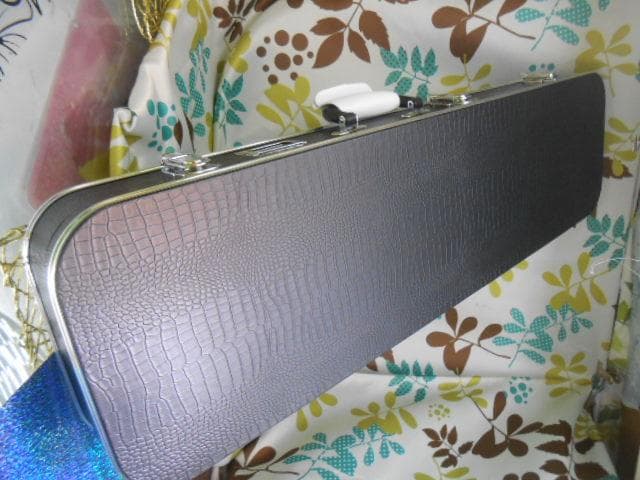 (送料無料)9.980円沖縄三線専用　ハードケース黒色　実用に問題なし