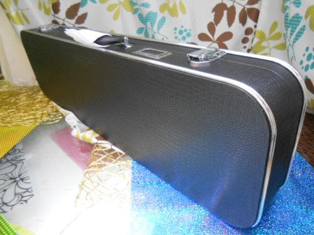 (送料無料)9.980円沖縄三線専用　ハードケース黒色　実用に問題なし