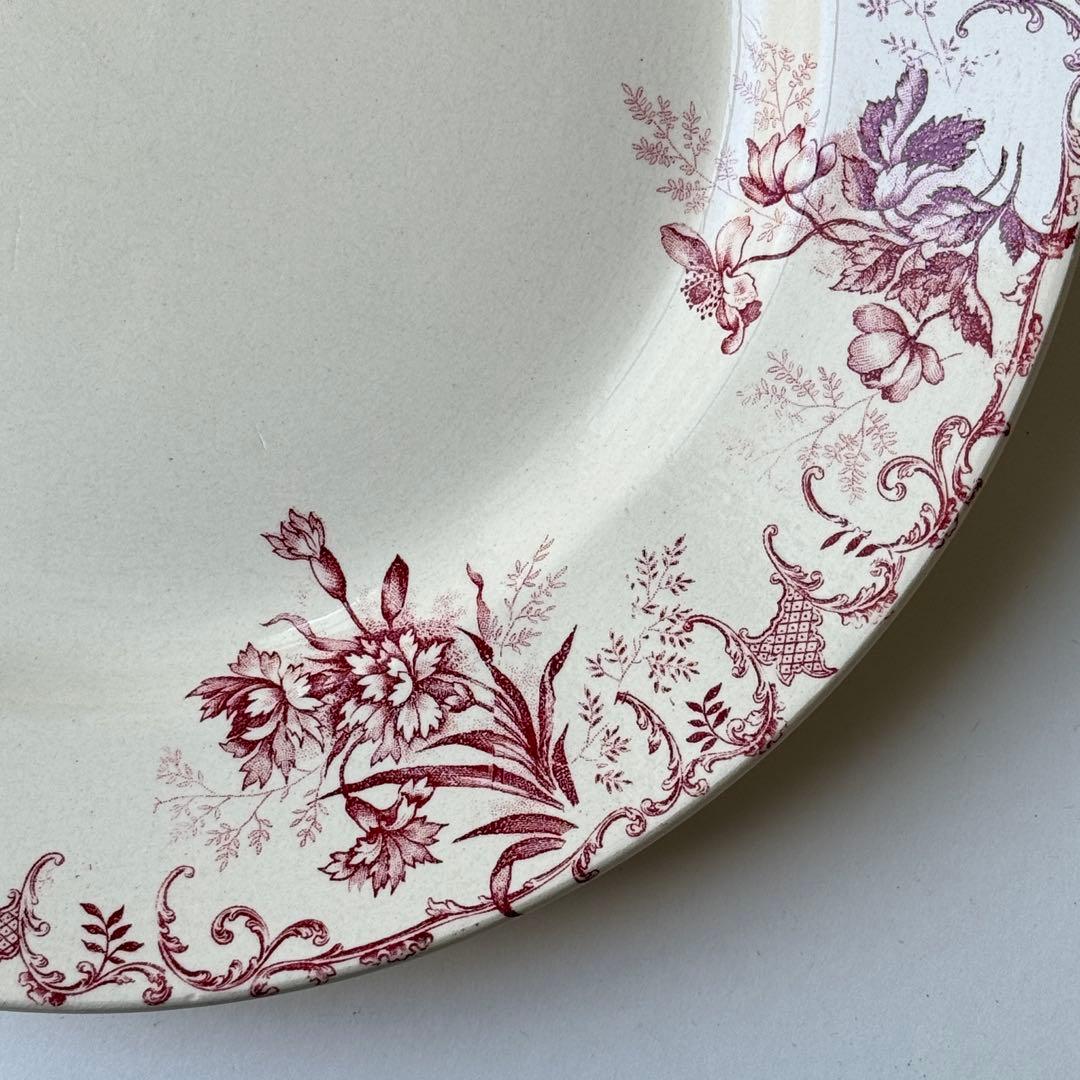 フランスアンティーク　ショワジー　Floreal 大皿