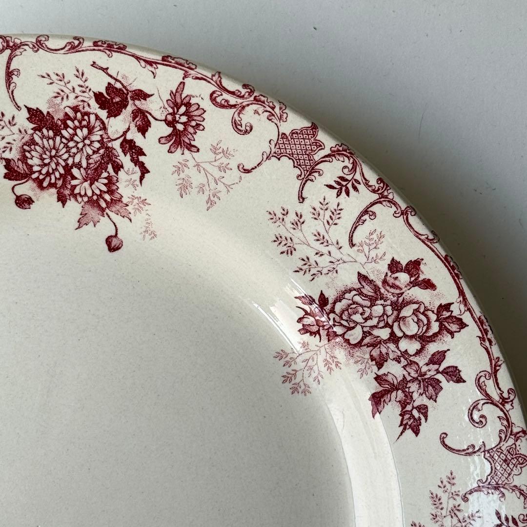 フランスアンティーク　ショワジー　Floreal 大皿