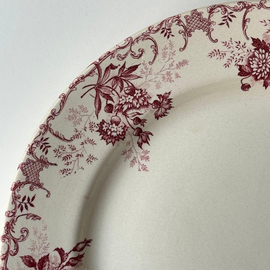 フランスアンティーク　ショワジー　Floreal 大皿