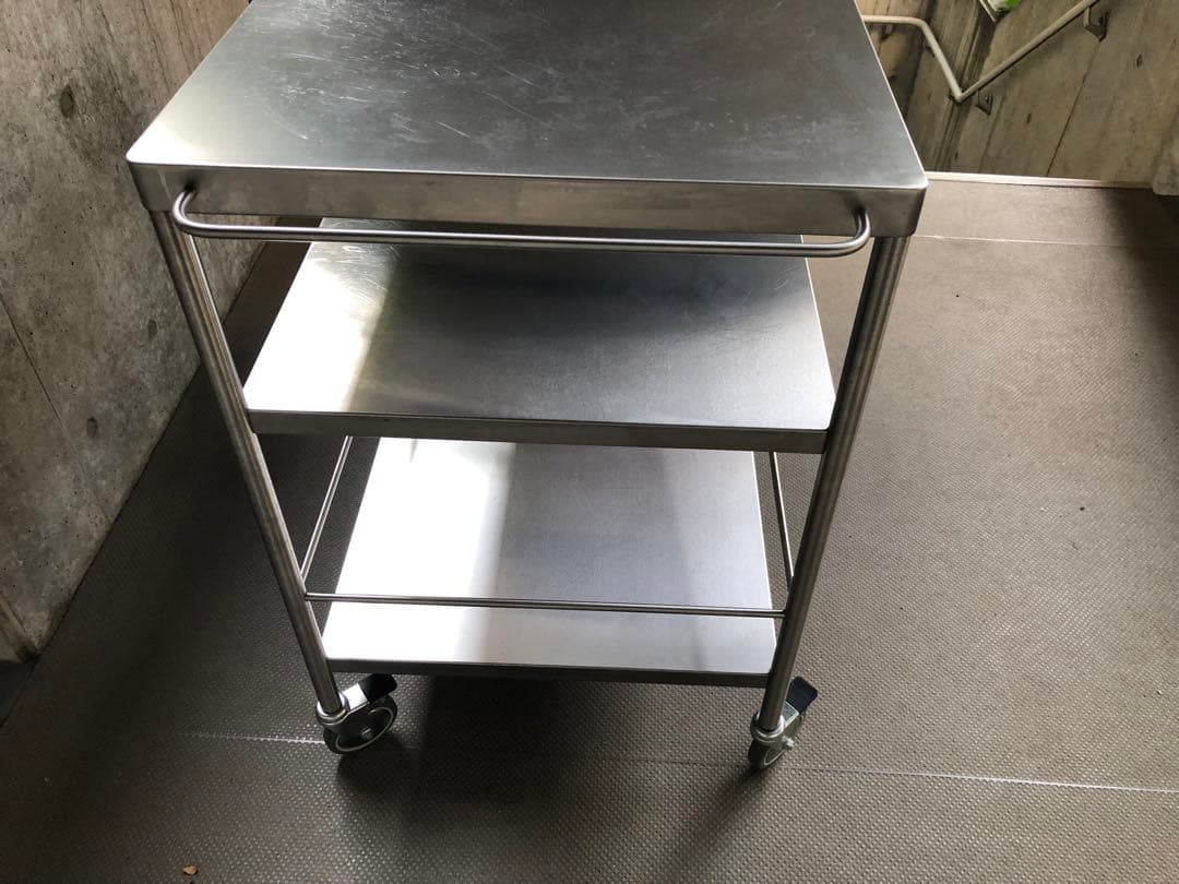 イケア　ステンレスキッチンワゴン　フリッタ