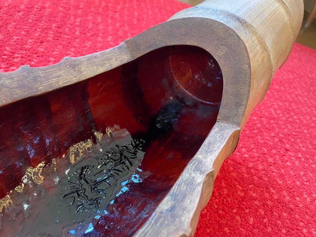 竹工芸 花器 アンティーク