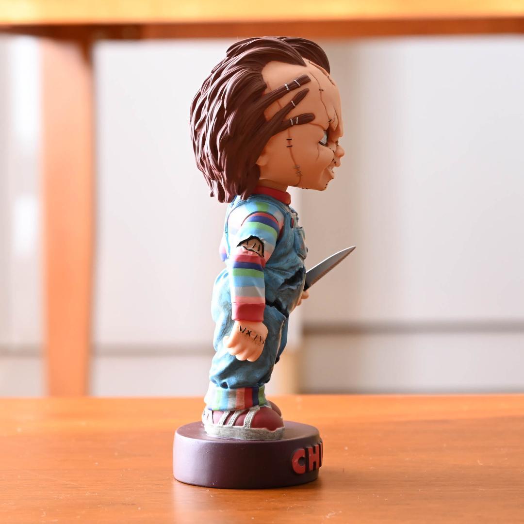 希少 チャイルドプレイ チャッキー ボブルヘッドバンク 首振り