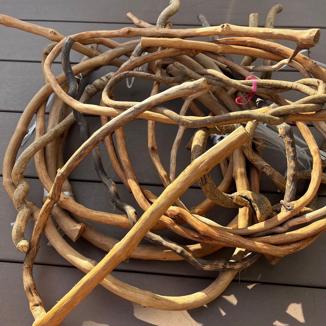 ツル 蔓 ハンドメイド 材料 工作素材 自然素材 天然素材 リース カゴ バッグ