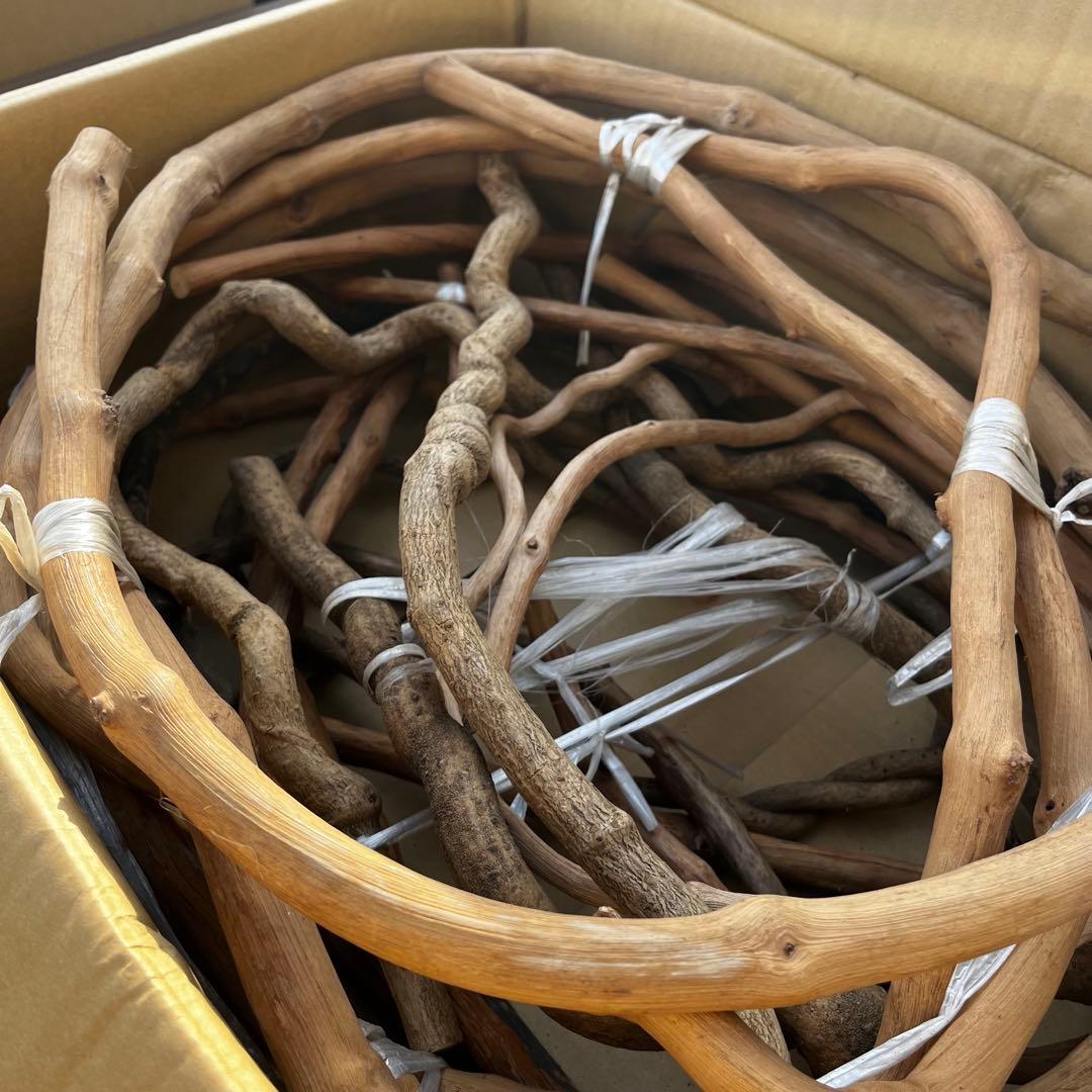 ツル 蔓 ハンドメイド 材料 工作素材 自然素材 天然素材 リース カゴ バッグ