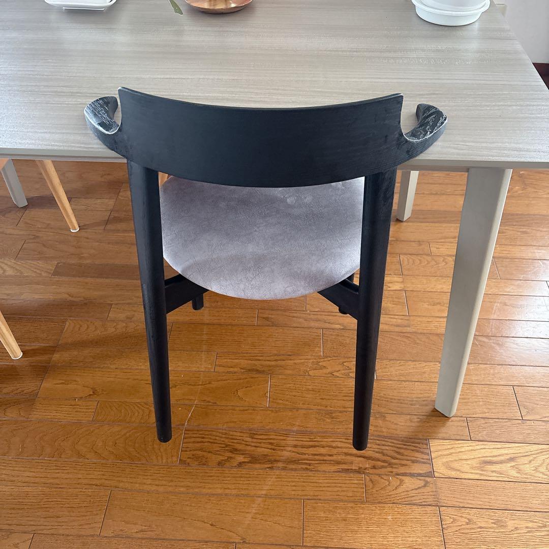 2脚セット】イバタインテリア アーム チェア 肘掛け ルンバ 通せる