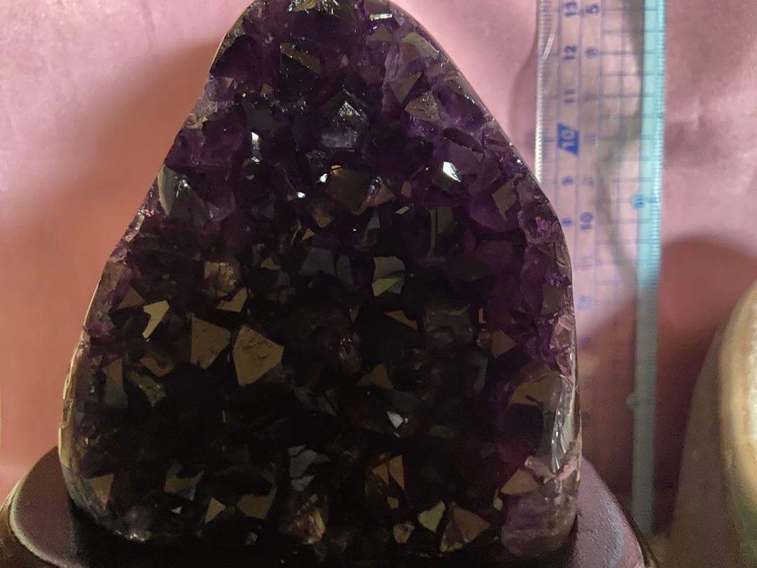 アメジストとピンクアメジスト最高級でずっしり感あり