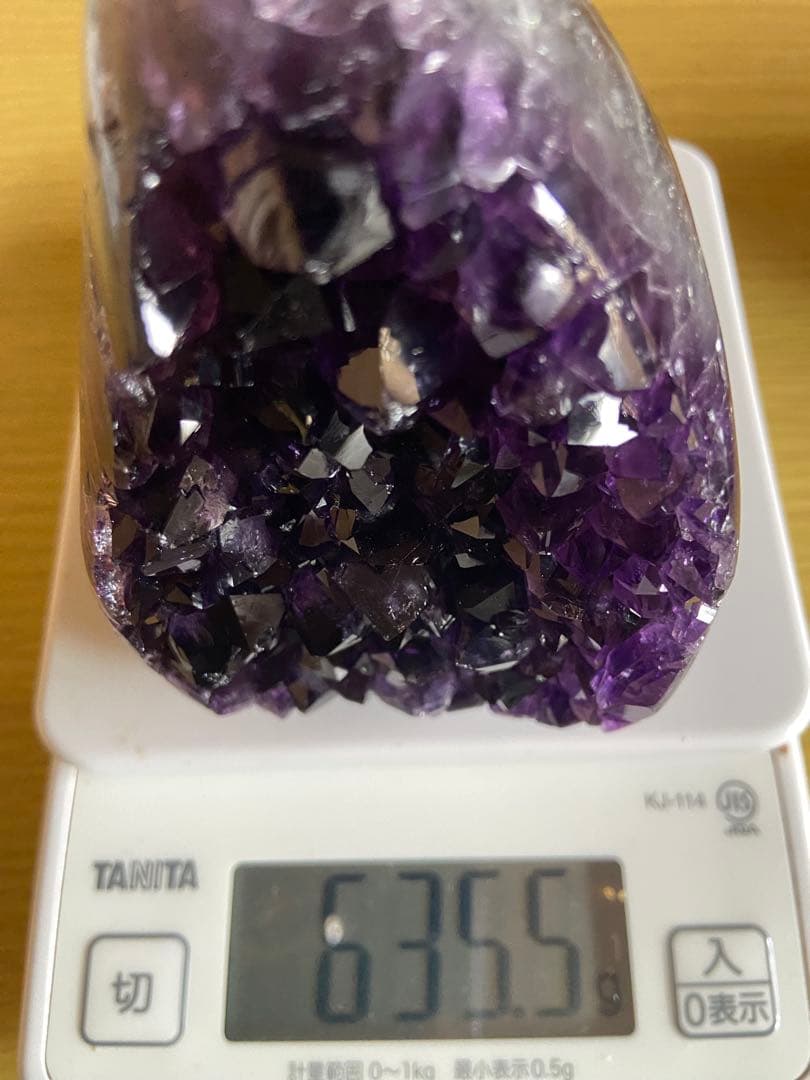 アメジストとピンクアメジスト最高級でずっしり感あり