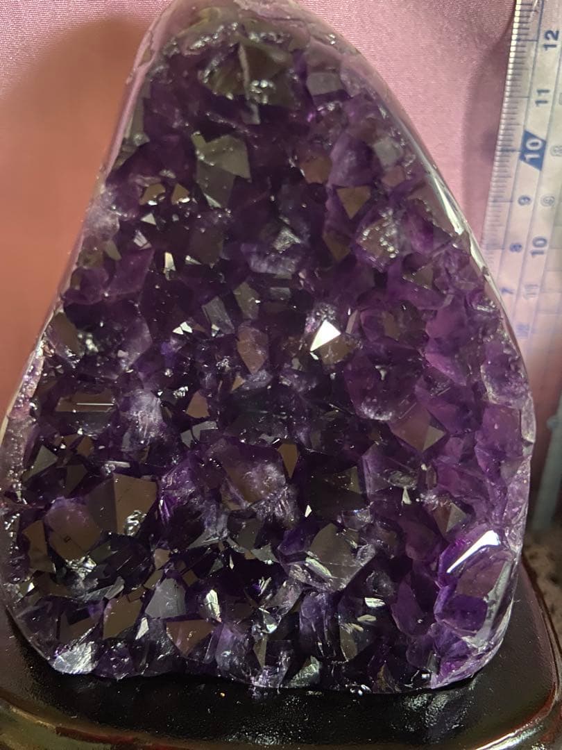 アメジストとピンクアメジスト最高級でずっしり感あり