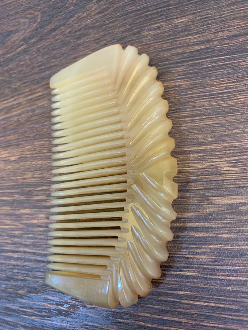 シープホーンコーム　ポケットタイプ　天然角　羊角