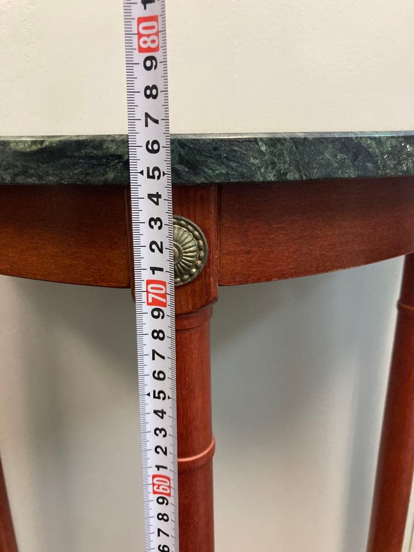 大理石　花台　コンソールテーブル　コーナー用