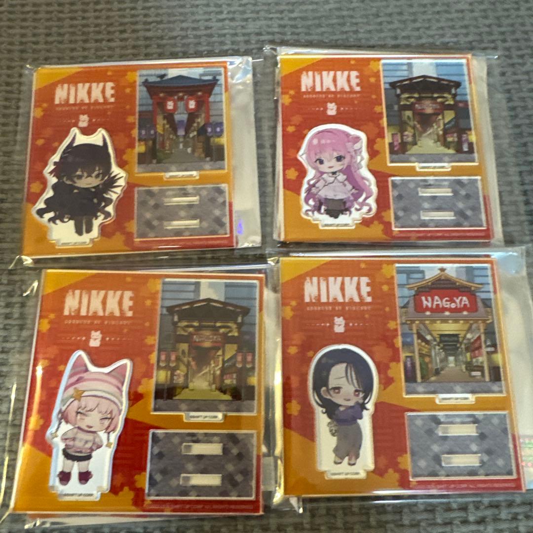 NIKKE エリア防衛戦名古屋 ミニジオラマアクリル インヘルト 4点セット
