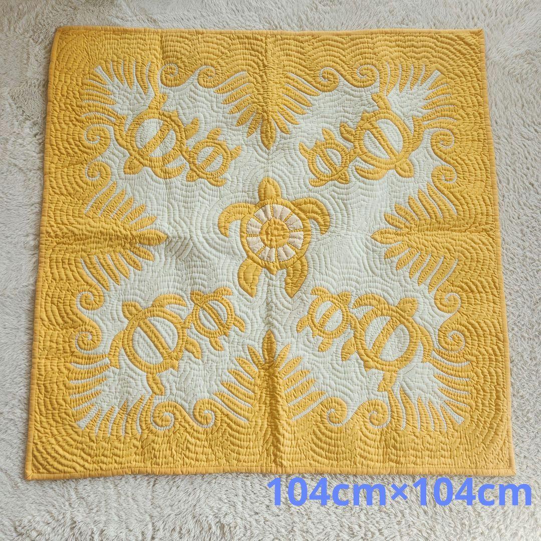 ハワイアンキルト タペストリー大104cm×104cmサイズ - メルカリ