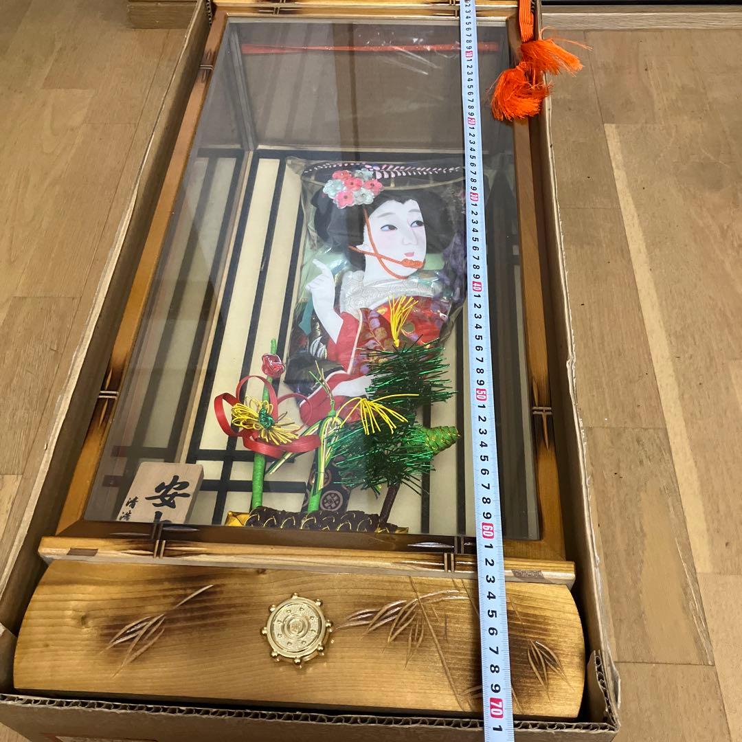 清浩作　羽子板　飾り　美品