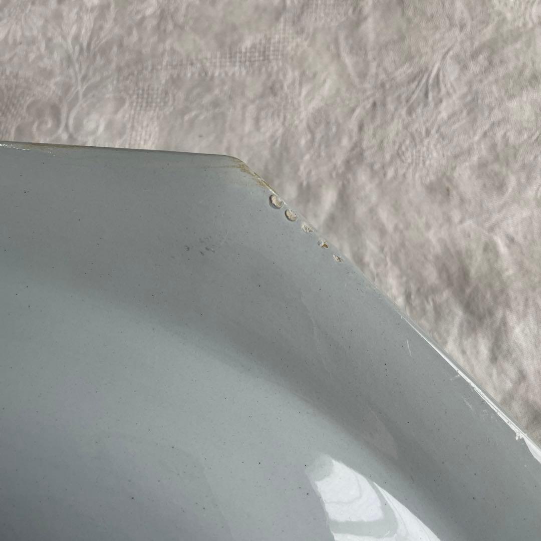 フランス アンティーク クレイユモントロー オクトゴナル 大皿