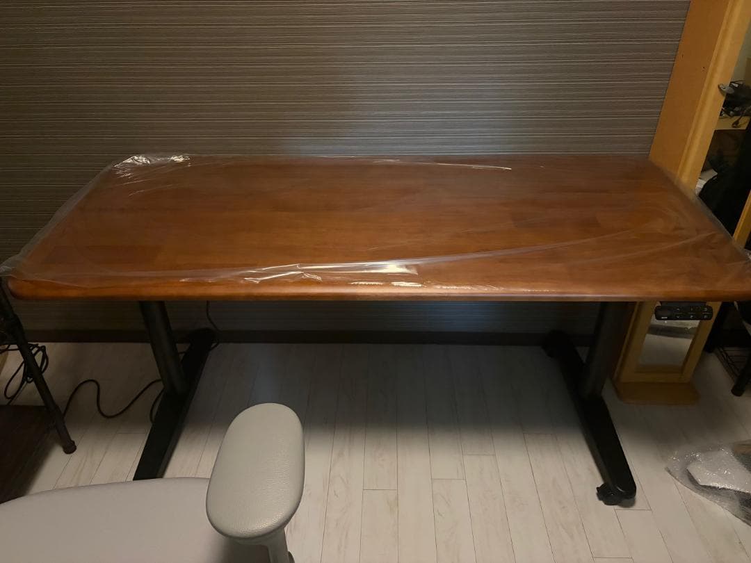 COFO Desk Premium 160cm キャスター付 ウォルナットBLK