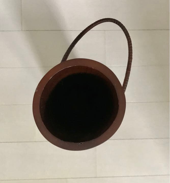 花瓶 木製 アジアン雑貨 民芸品 置物