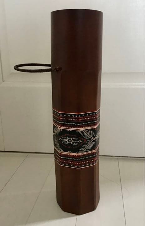 花瓶 木製 アジアン雑貨 民芸品 置物