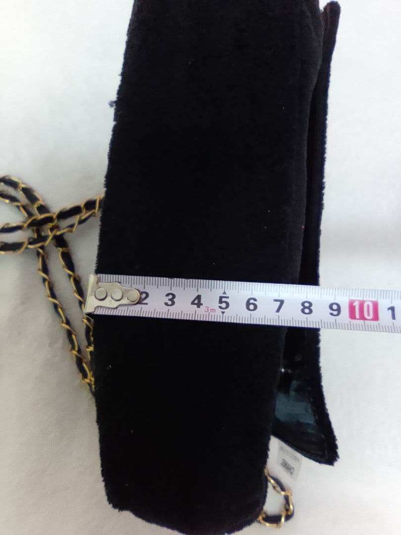 CHANEL ノベルティ ブラックショルダーバッグ ブラックロゴ付き