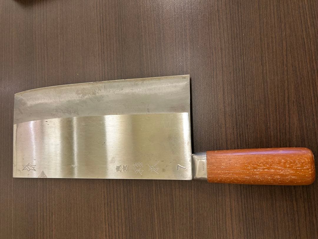 SUGIMOTO 中華包丁 7番 木製ハンドル 箱付き