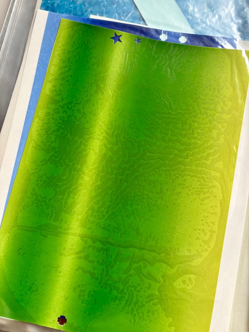 ポーセラーツ　60枚ヴォーグ社　転写紙無地　グラデーションまとめ売り