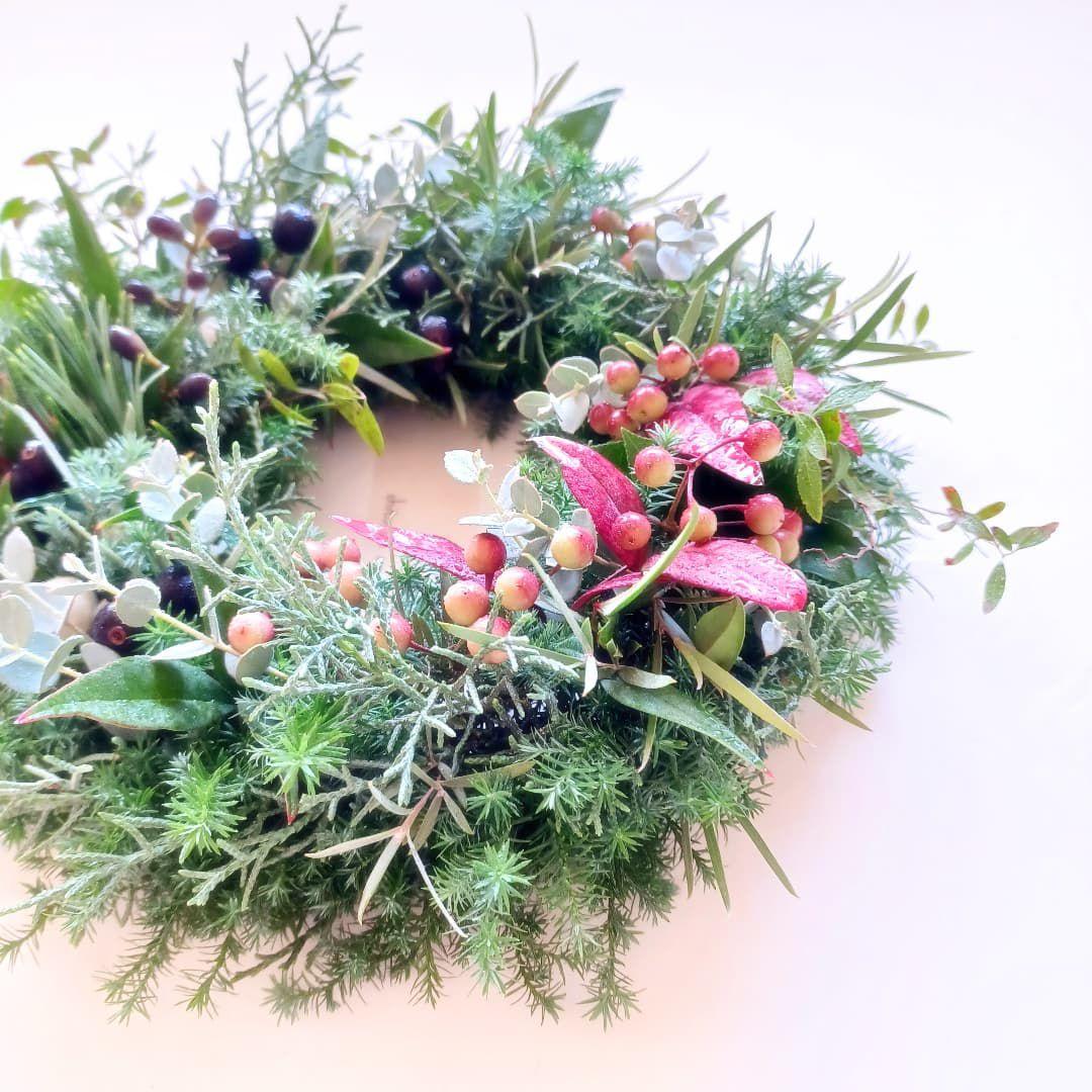 【魔女の棲む森 ～花は野にあるように～】ドライフラワー リース