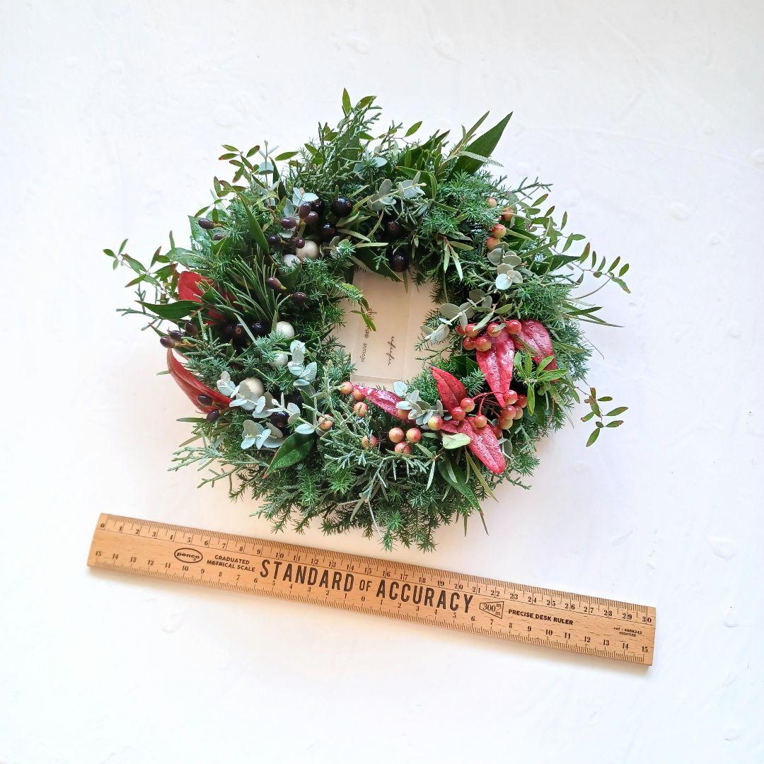 【魔女の棲む森 ～花は野にあるように～】ドライフラワー リース