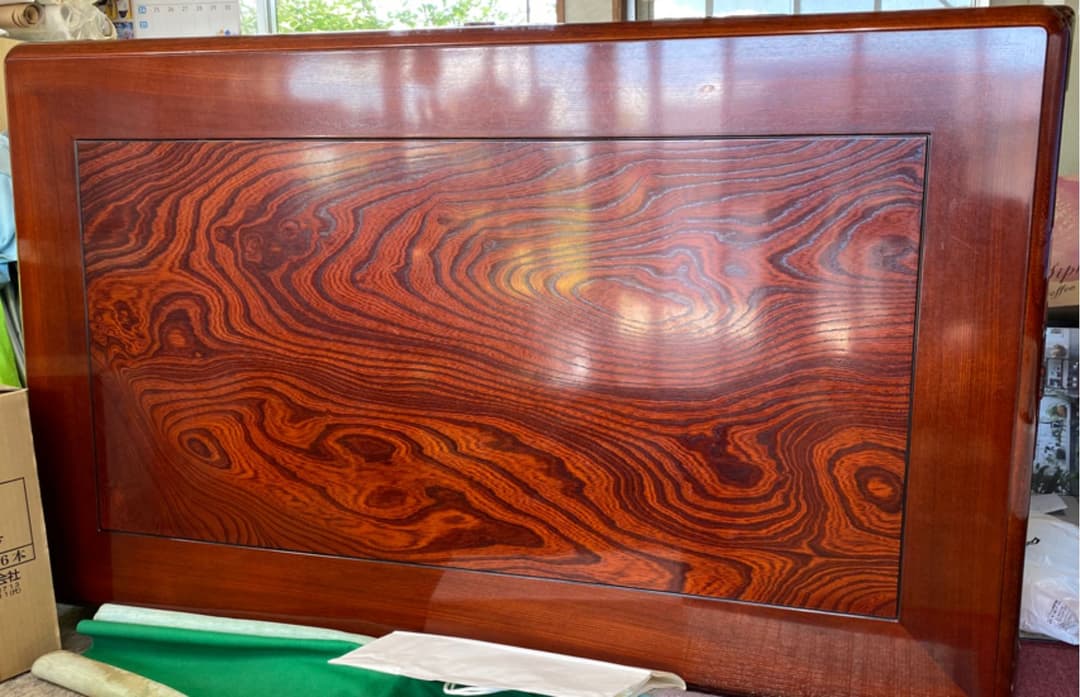 猫脚座卓　獅子彫り　和式座卓　日本製