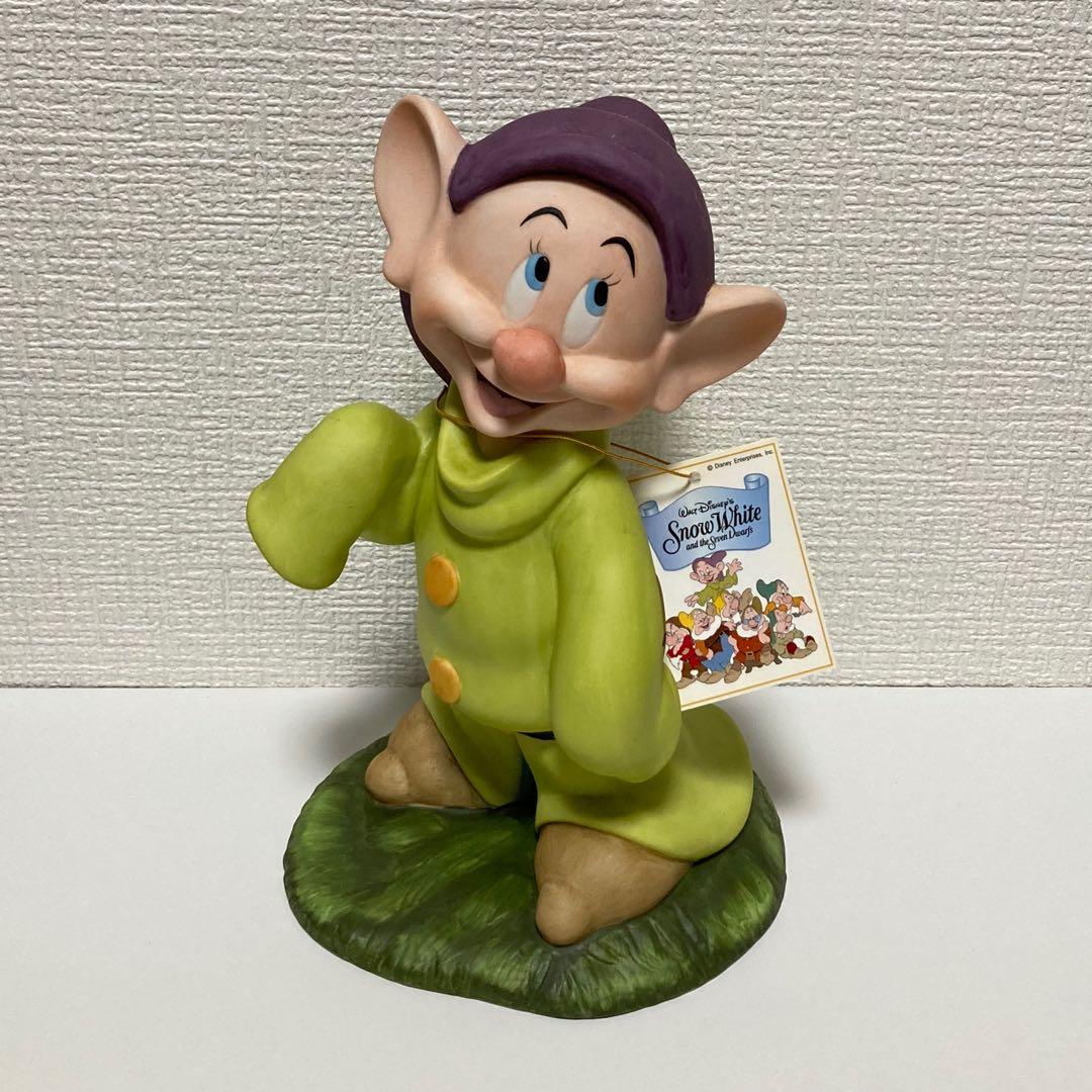 加藤工芸 白雪姫 7人の小人 おとぼけ 陶器 新品 ドーピー ディズニー