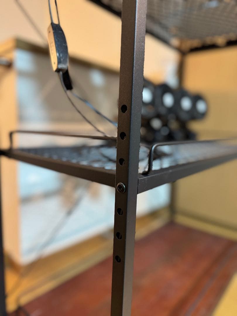 アイアンシェルフ 植物棚 アガベ ライトレール、LEDパネル、サーキュレーター付