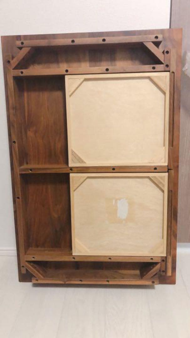 無印　ローテーブル・ウォールナット